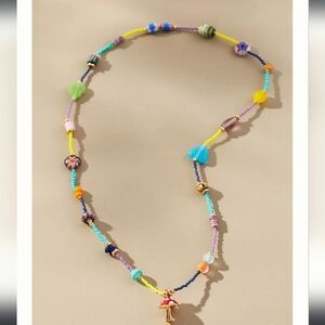 NWT!! Pajarolimon × Anthropologie, Setala Necklace, Multi-Color,NEW-$115 🍄🍄🍄